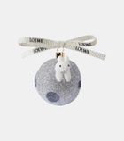 Loewe x Suna Fujita Bunny glitter glass ornament
