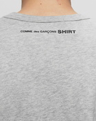 Comme Des Garçons Shirt Mens T Shirt Knit Grey - Mens - Longsleeves