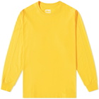 Homme Plissé Issey Miyake Men's Long Sleeve Release T-Shirt in Yellow