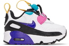 Nike Baby White Air Max 90 Toggle Sneakers