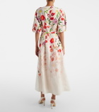 Gabriela Hearst Ignis floral linen midi dress