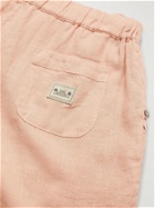 Desmond & Dempsey - Linen Pyjama Shorts - Pink