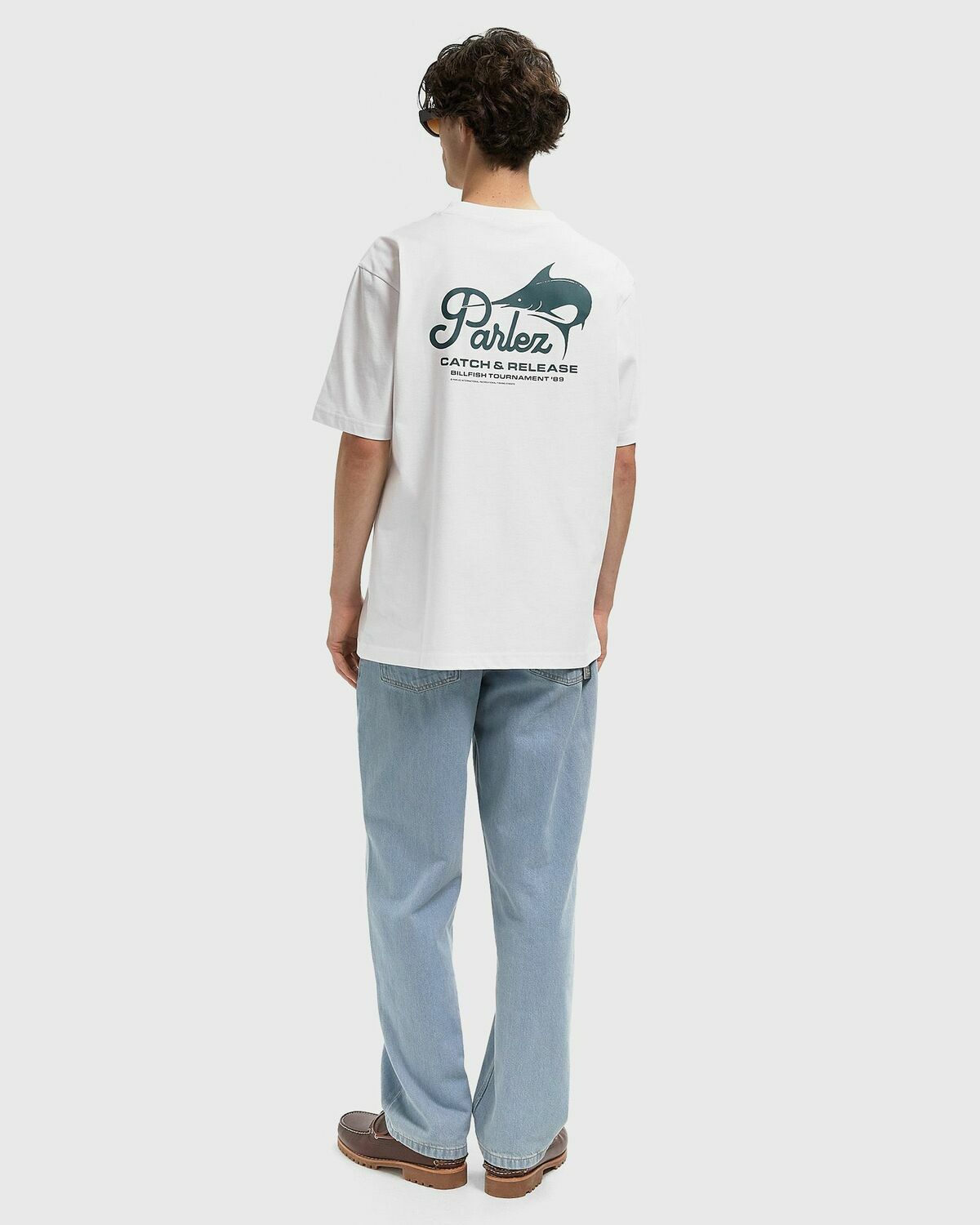 Parlez Release Tee White Mens Shortsleefe