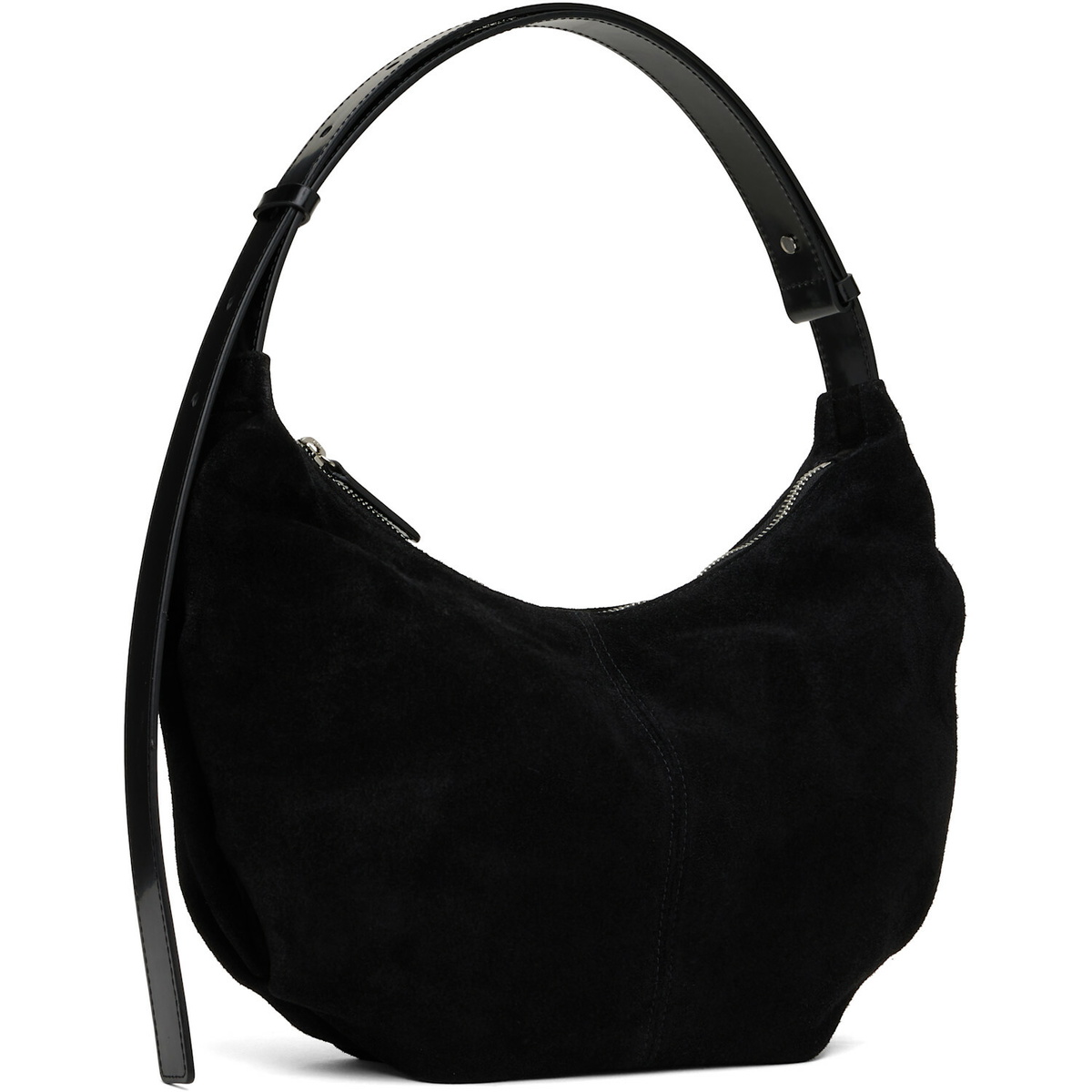 Nothing Written Black HT Suede Shoulder Bag