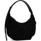 Nothing Written Black HT Suede Shoulder Bag