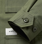 WTAPS - Jungle Embroidered CORDURA and Cotton-Blend Ripstop Overshirt - Green