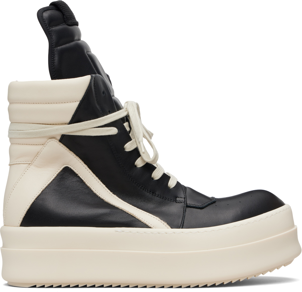 Rick Owens Black Temple Mega Bumper Geobasket Sneakers Rick Owens