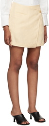 ANINE BING Off-White Natalia Miniskirt