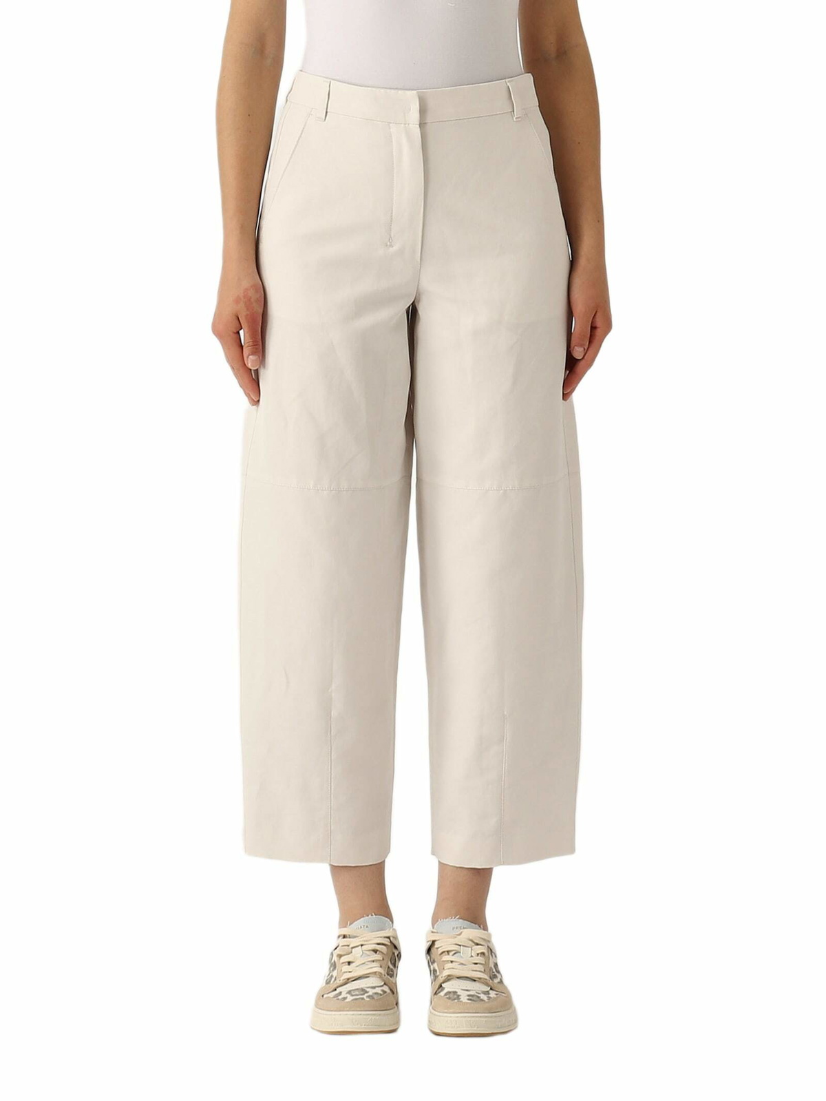 'S MAX MARA caucaso ストレートレッグパンツ S MAX MARA Caucaso Jersey Scuba Wide Pants S Max Mara