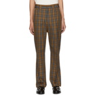 HOPE Beige and Blue Check Ric Trousers