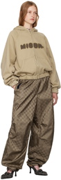 MISBHV Beige Community Zipped Hoodie