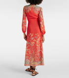 Etro Printed midi dress