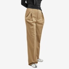 Maison Margiela Women's Tailored Pant in Brown