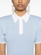 Rowen Rose Embroidered-Logo Polo Dress