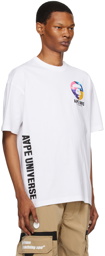 AAPE by A Bathing Ape White Moonface T-Shirt
