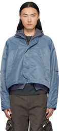 FFFPOSTALSERVICE Blue Hooded Parachute Jacket