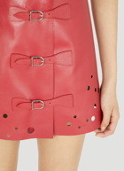 Durazzi Milano - Cut Out Mini Skirt in Red