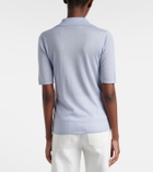 Gabriela Hearst Casius cashmere and silk polo shirt