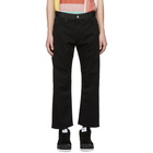 Junya Watanabe Black Twill Reflector Trousers