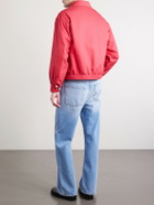Visvim - Kluane Logo-Embroidered Wool and Silk-Blend Blouson Jacket - Red