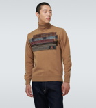 Junya Watanabe - Patchwork wool turtleneck sweater