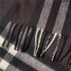 Burberry Men's Giant Check Cashmere Scarf in Otter
