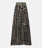 Johanna Ortiz Printed cotton maxi skirt
