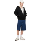 AAPE by A Bathing Ape Black Moonface Zip-Up Hoodie