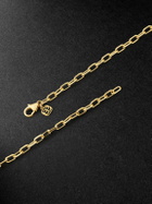 Sydney Evan - Large Pot Leaf Gold Diamond Necklace