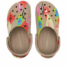 Crocs Classic IKAT Clog in Mushroom/Multi