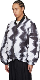 WOOYOUNGMI Black & White MA-1 Reversible Bomber Jacket