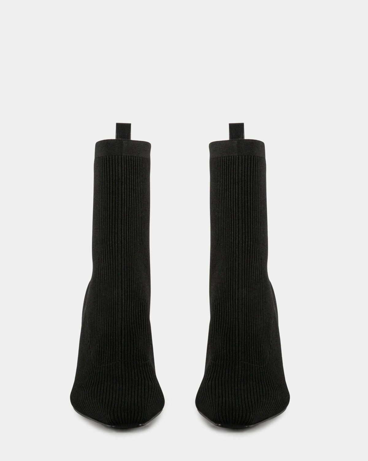 Steve Madden Freida Booties in Black Knit