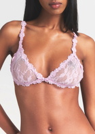 Skims Stretch-lace Triangle Bralette Light Pink