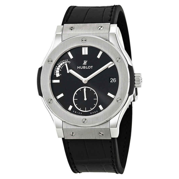 Photo: Hublot Classic Fusion Black Dial Automatic Mens Power Reserve Watch 516.NX.1470.LR