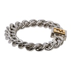 Fendi Silver and Gold FF Bracelet