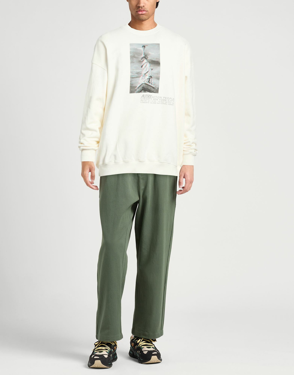 Autry Mens Sweatshirt in White