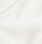 Berluti - Ribbed Wool, Mulberry Silk and Cashmere-Blend Sweater - Men - Cream