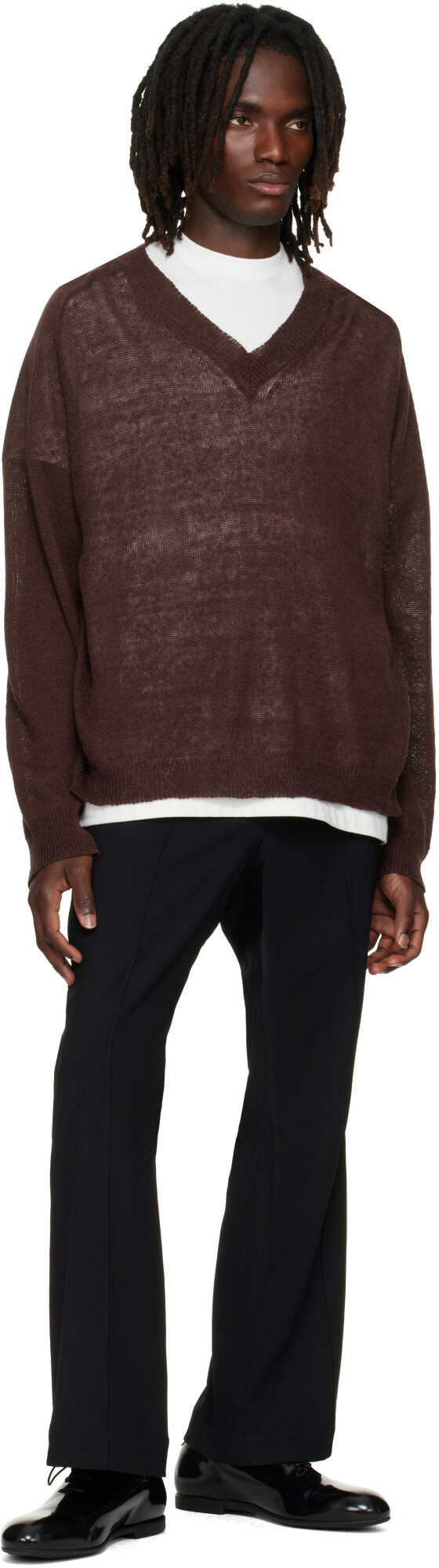 NEEDLES Black Poly Twill Western Leisure Trousers