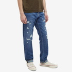 Nudie Jeans Co Men's Nudie Steady Eddie II Jean in Stitched Blue