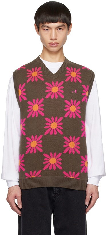 Photo: Awake NY Brown Floral Vest