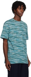 Missoni Blue & Green Striped T-Shirt