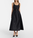 Elie Saab Polka-dot midi dress