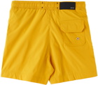 AMIRI Kids Yellow Tie-Dye Swim Shorts