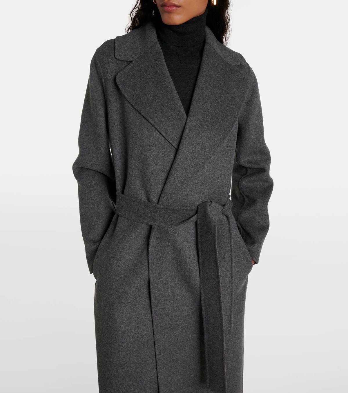 S Max Mara Poldo wool wrap coat S Max Mara