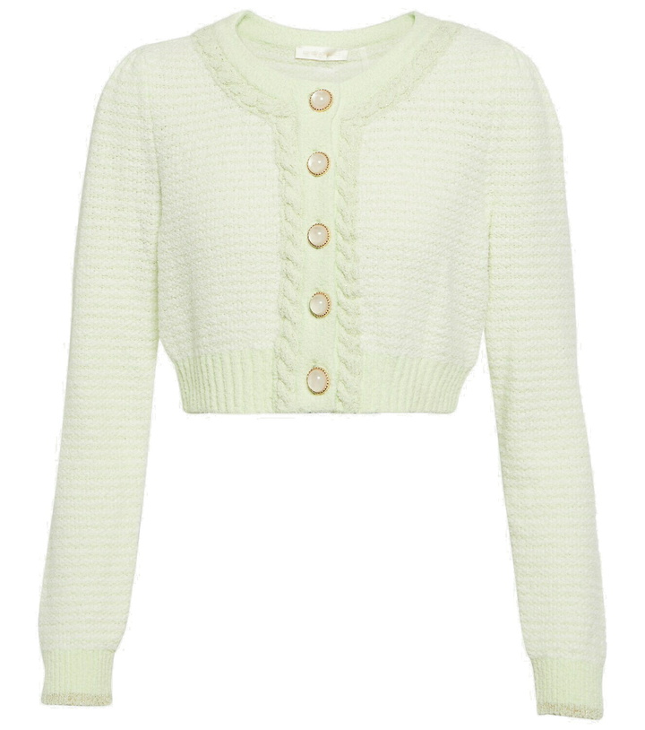 Photo: LoveShackFancy Twain cropped cardigan