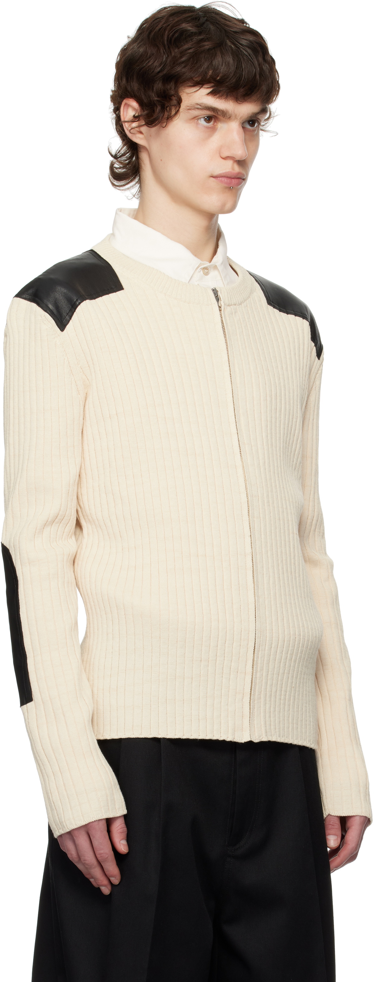Wales Bonner Off-White Linton Knit Sweater