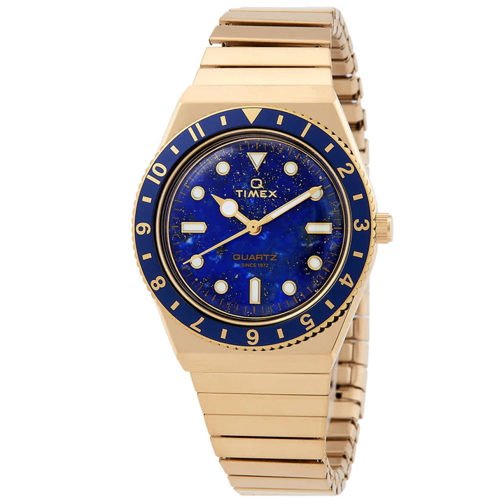 Photo: Timex Q Timex Quartz Blue Dial Ladies Watch TW2V92400VQ