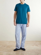 Derek Rose - Basel Stretch-Jersey T-Shirt - Blue