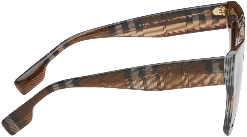 Burberry Brown Check Sunglasses Burberry display picture 1
