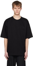 Juun.J Black Embroidered T-Shirt